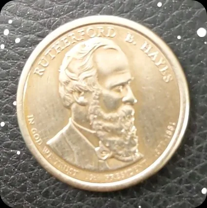 US $1 Coin - Rutherford B. Hayes thumbnail