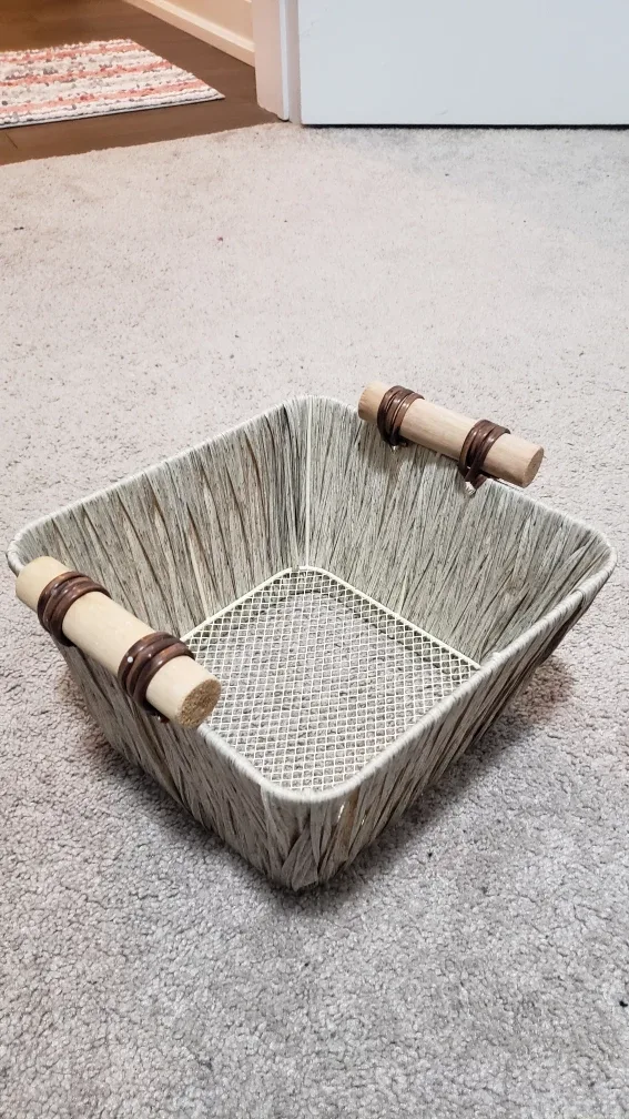 Square Woven Basket (2 available) thumbnail
