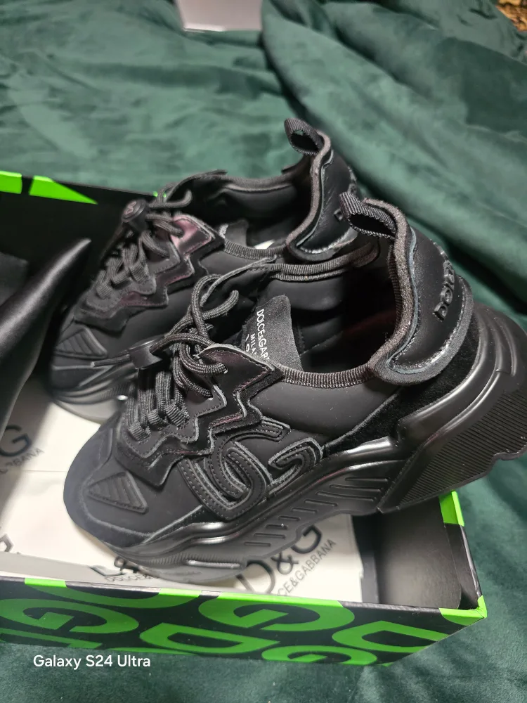 Dolce & Gabbana Black Sneakers, Size 39 image indicator(2)