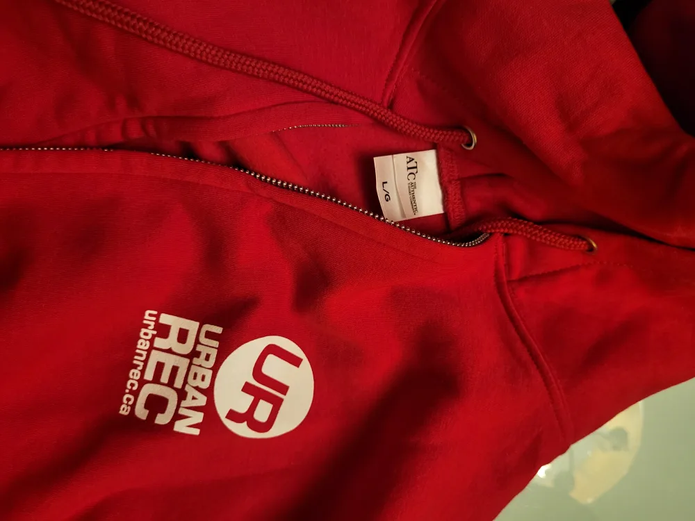 Urban Rec Red Full Zip Hoodie - L/G thumbnail