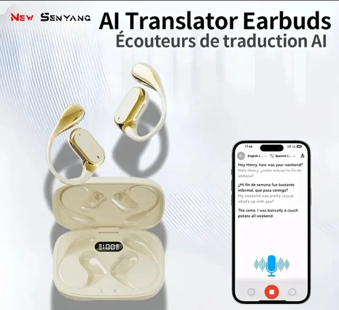 Senyang AI Translator Earbuds - NEW image indicator(5)