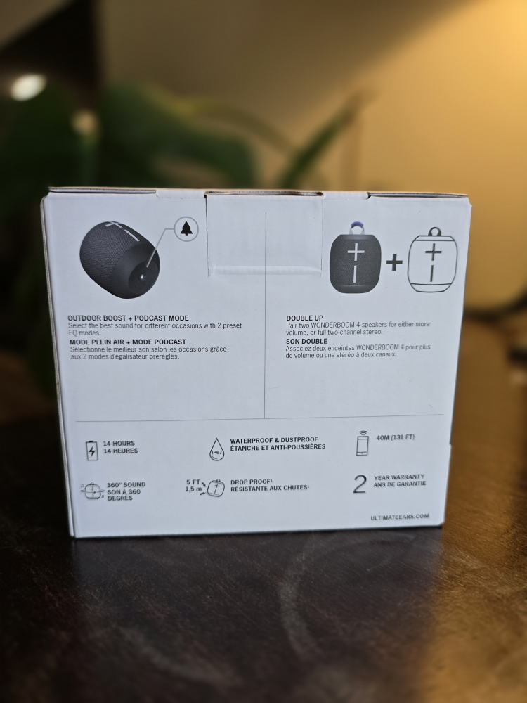 New Ultimate Ears Wonderboom 4 Bluetooth Speaker - photo 4