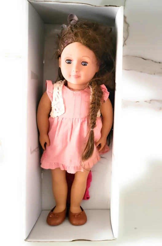 Our Generation Doll with Pink Dress image indicator(7)