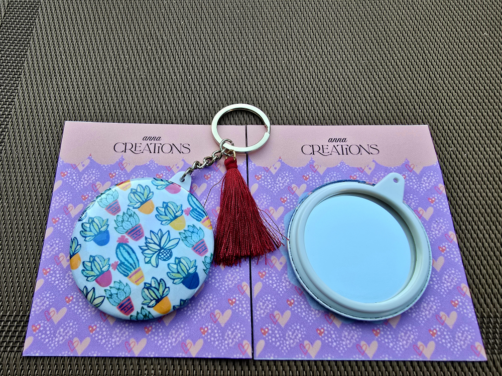 mirror keychain - photo 2