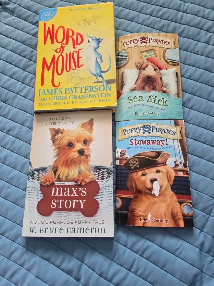 Children's Books: Word of Mouse, Puppy Pirates, Max's Story