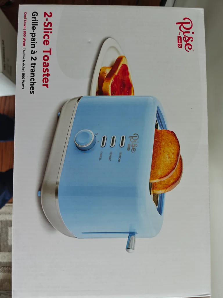 Rise by Dash 2-Slice Toaster - Light Blue thumbnail