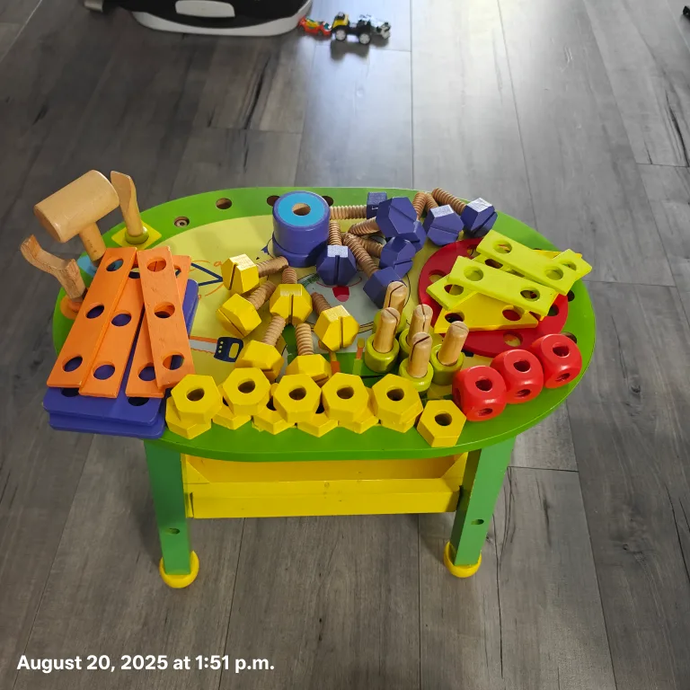 Wooden Tool Bench for Kids thumbnail