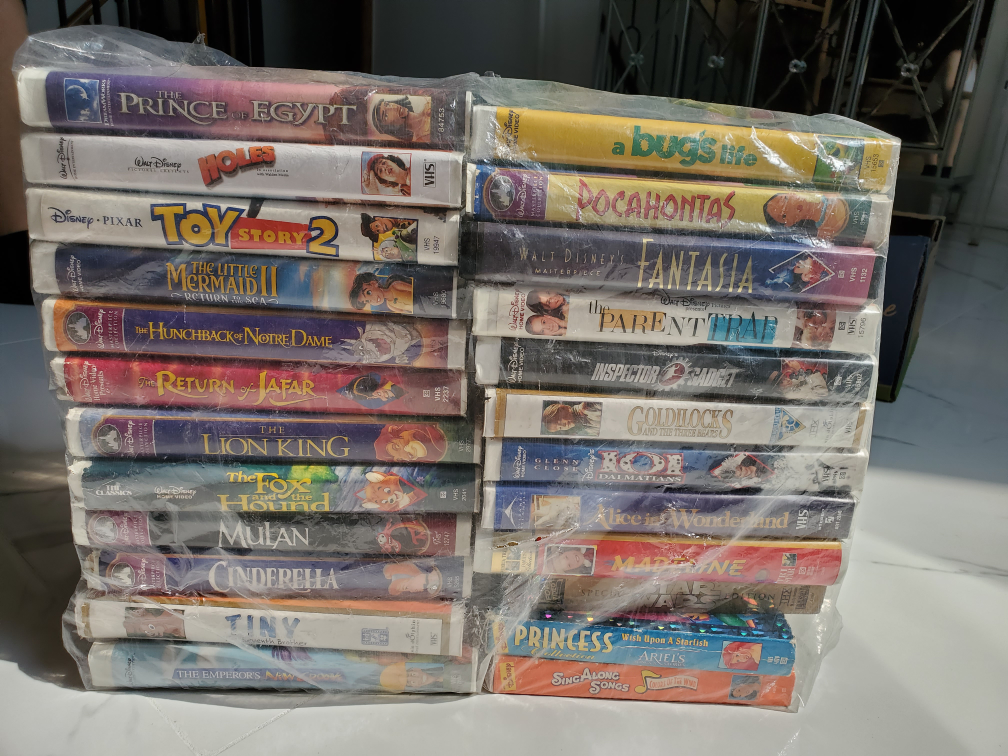 Disney VHS Tapes Lot,