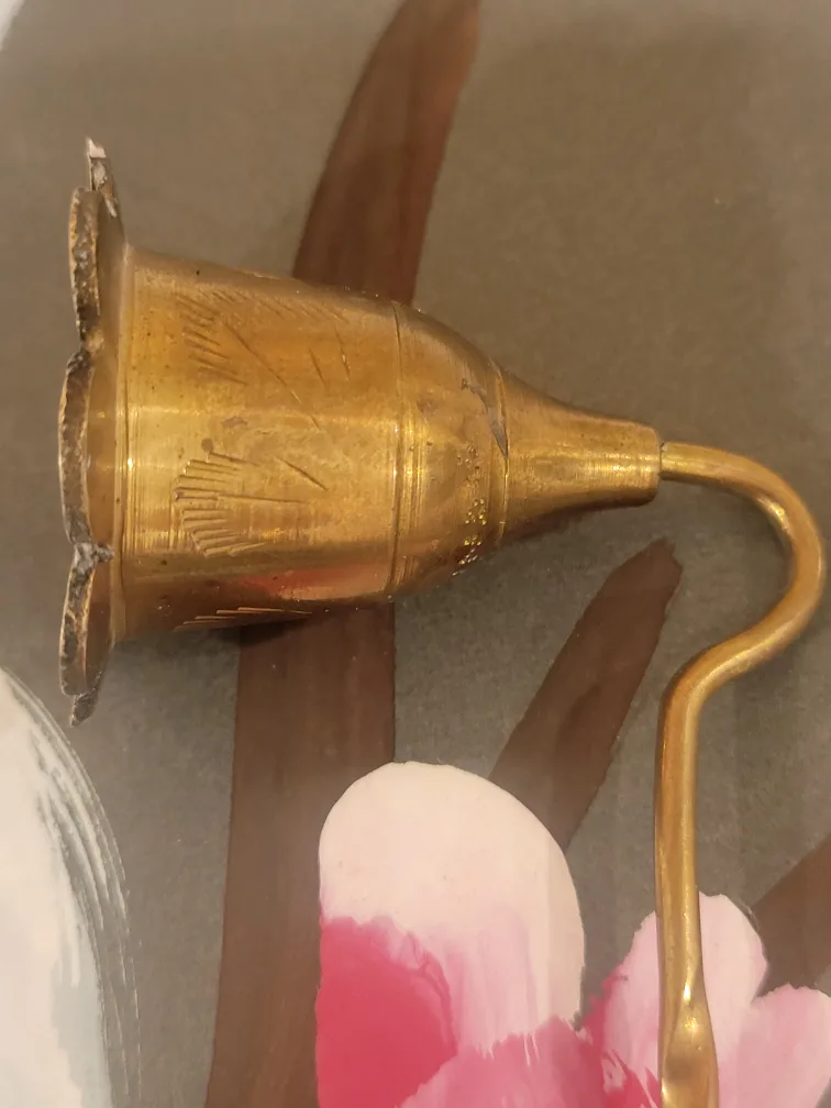3 Vintage Brass Candle Snuffers image indicator(6)