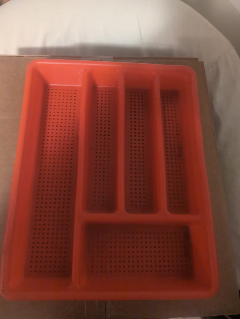 Orange Cutlery Tray Organizer thumbnail