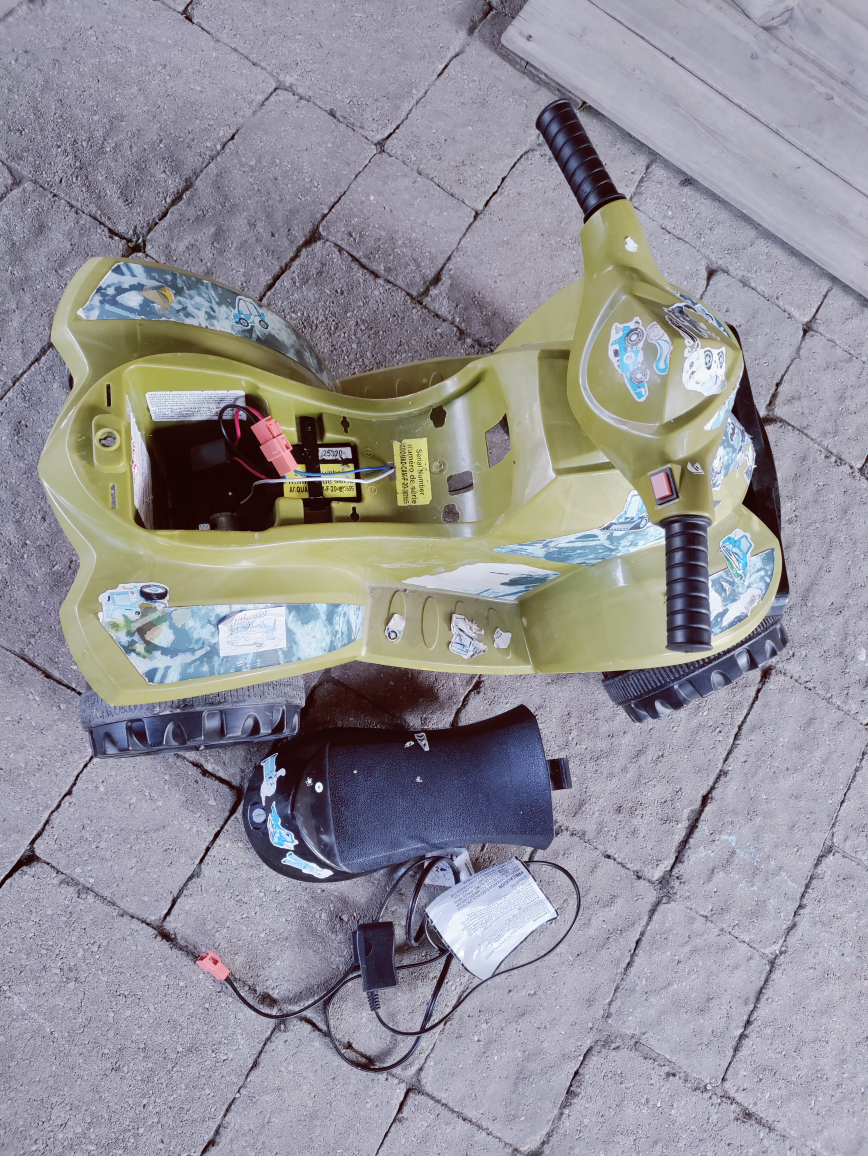 Kids' Ride-On ATV - Olive Green