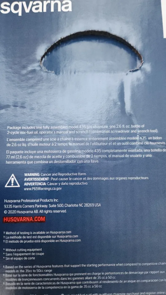 Husqvarna 435 Chainsaw - New image indicator(3)