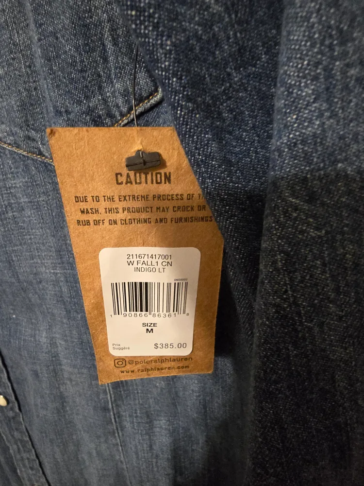 Polo Ralph Lauren Denim Shirt Dress - Size M image indicator(5)