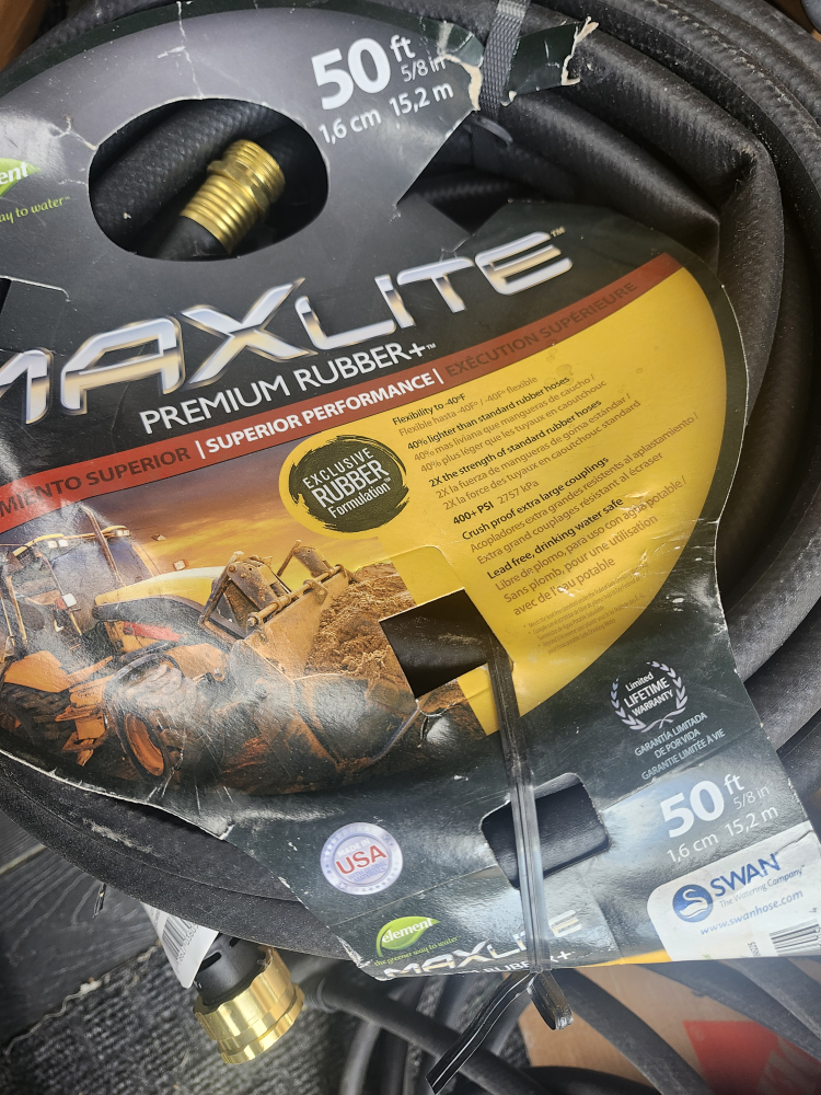 Brand New Swan MAXLite+ Premium Rubber Hose 50ft