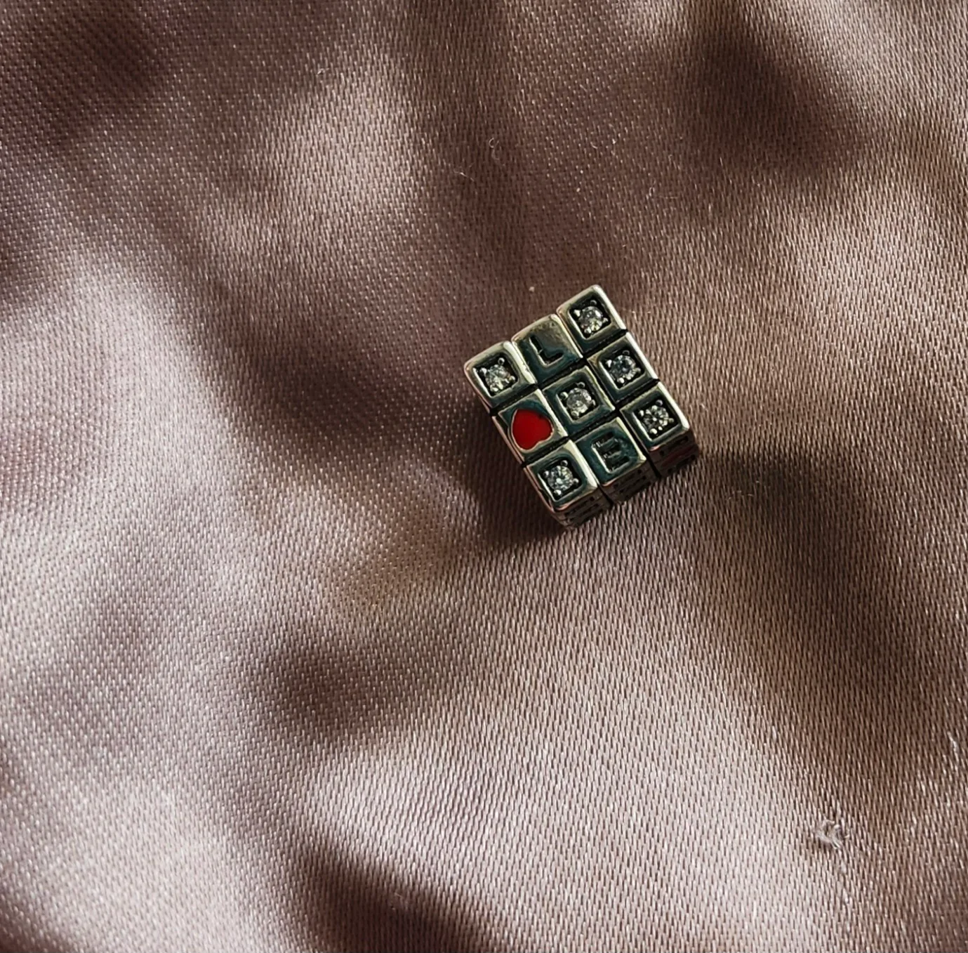 Love Rublix Cube Charm thumbnail