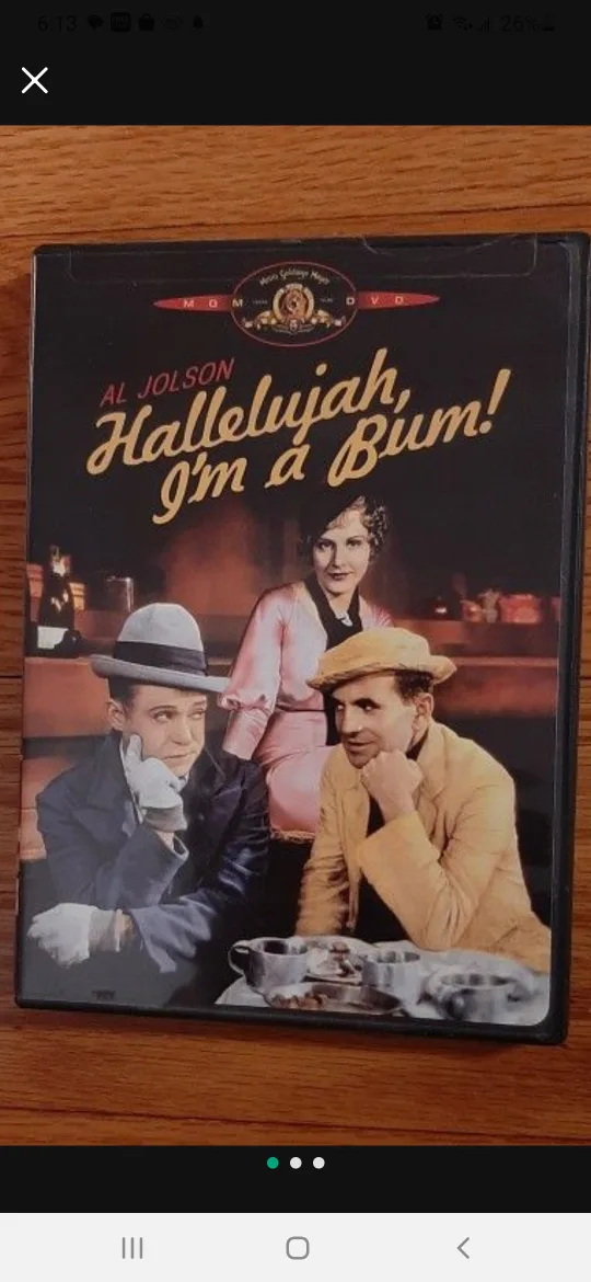 Hallelujah, I'm a Bum! DVD thumbnail