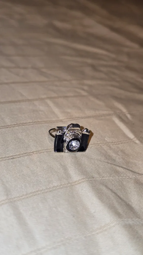 Camera Ring - Black & Silver thumbnail