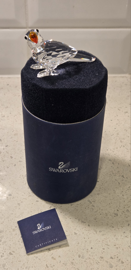 Swarovski Crystal Bird Figurine