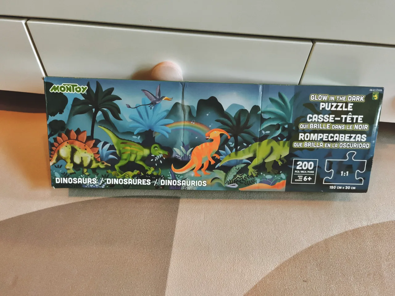 4 kinds of Dinosaur Puzzles: Melissa & Doug, Montoy, Jar Melo image indicator(3)