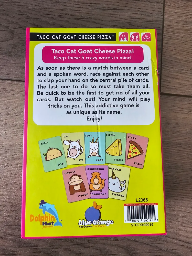 Taco Cat Goat Cheese Pizza Card Game image indicator(2)