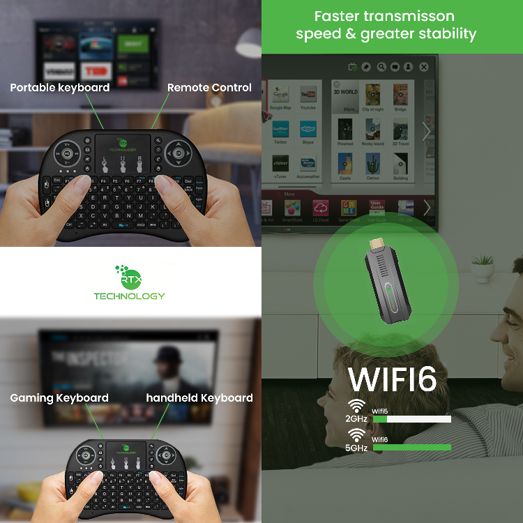RTX Technology Android TV Stick & Mini Keyboard - photo 3