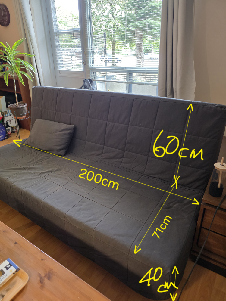 Ikea Futon Sofabed - Converts to Bed