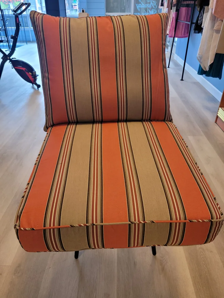 Bossima Striped Accent Chair Cushions thumbnail
