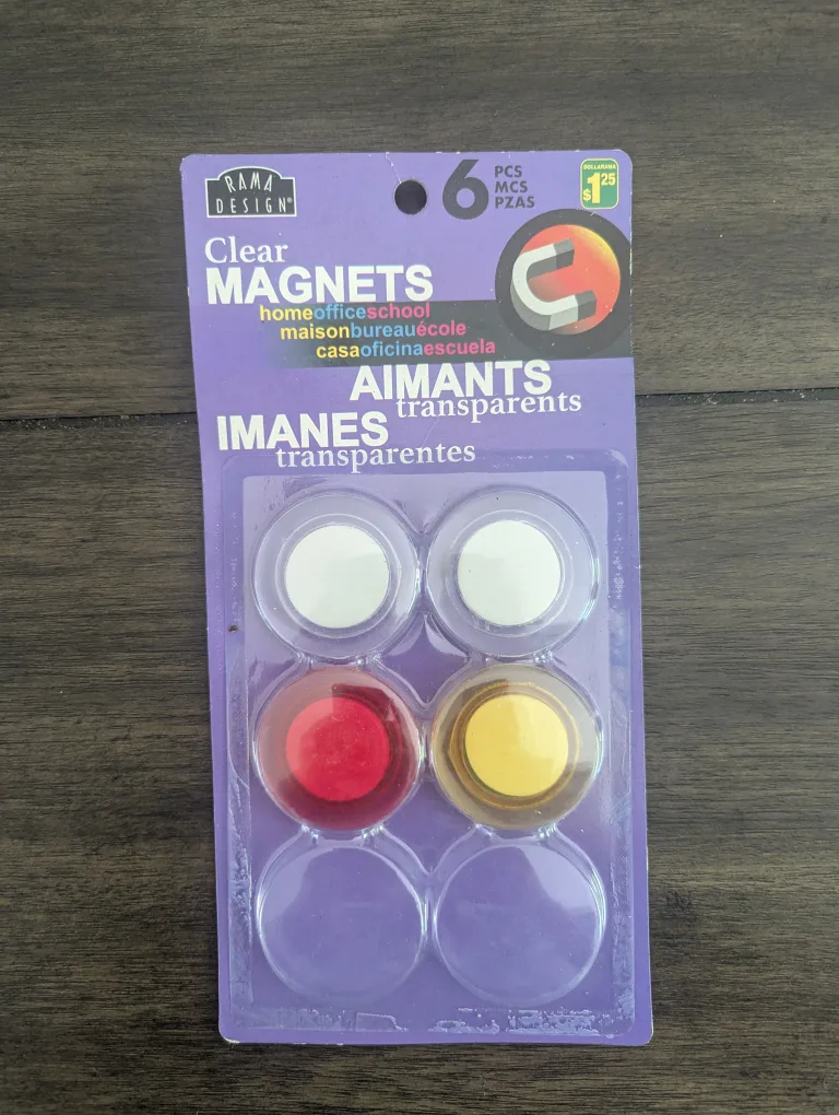 Rama Design Clear Magnets, 4 pcs thumbnail