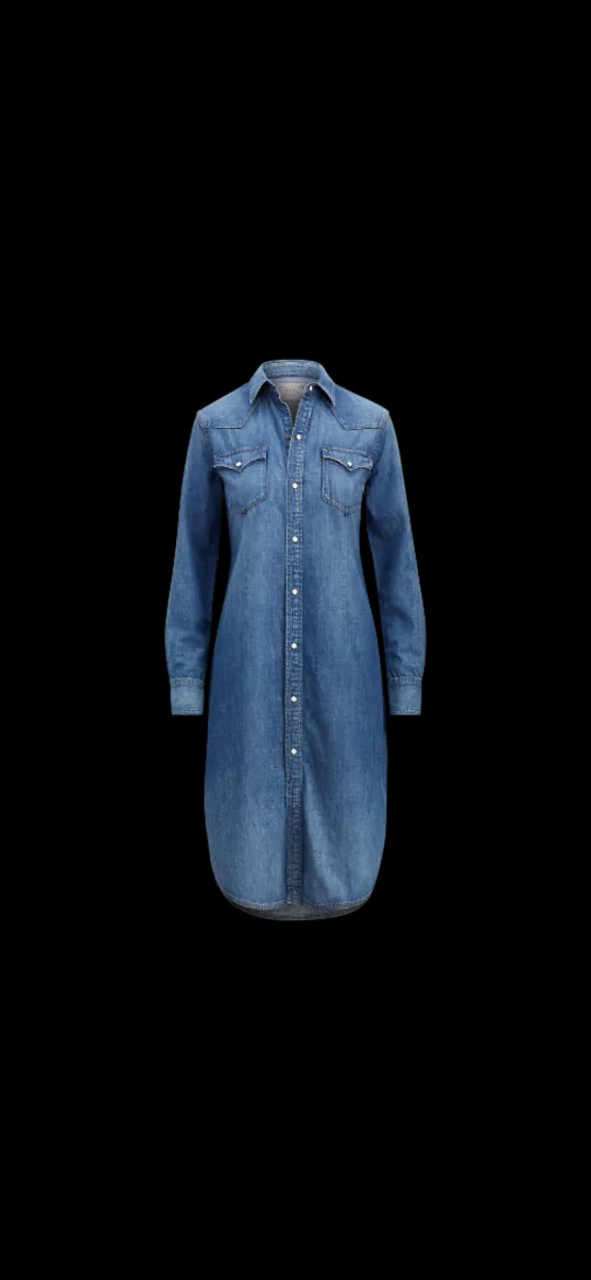 Polo Ralph Lauren Denim Shirt Dress - Size M image indicator(6)