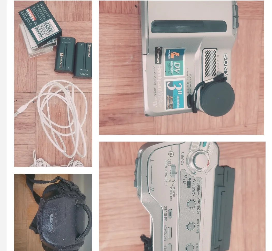 Sony Handycam DCR-SC100 w/ Case Logic Bag thumbnail