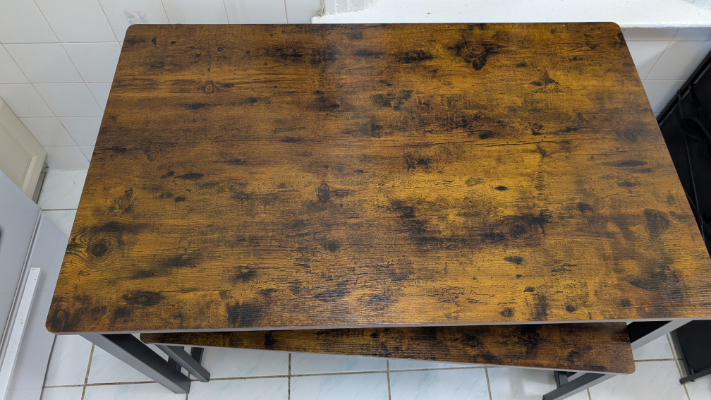 Dining Table with Black Metal Frame - photo 2