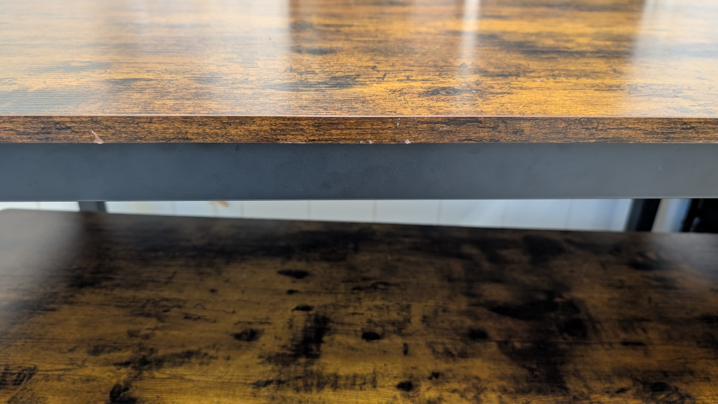 Dining Table with Black Metal Frame - photo 3
