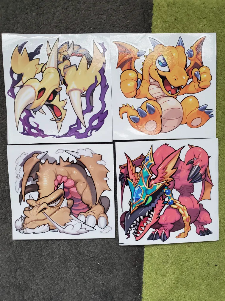 yugioh vinyl waterproof stickers thumbnail