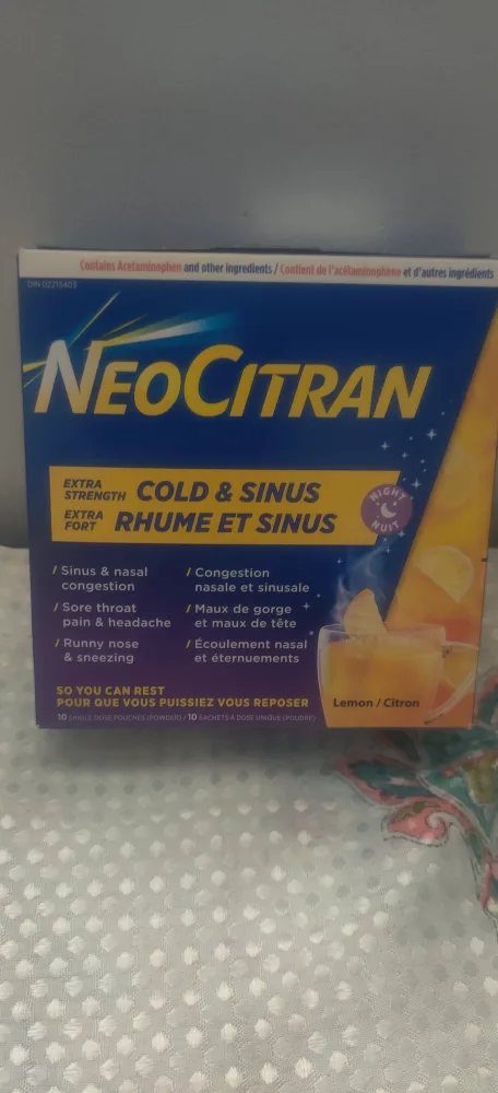 NeoCitran Extra Strength Cold & Sinus - Lemon thumbnail