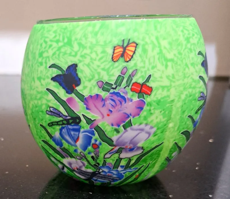 Hand Crafted Glass Tea Light thumbnail