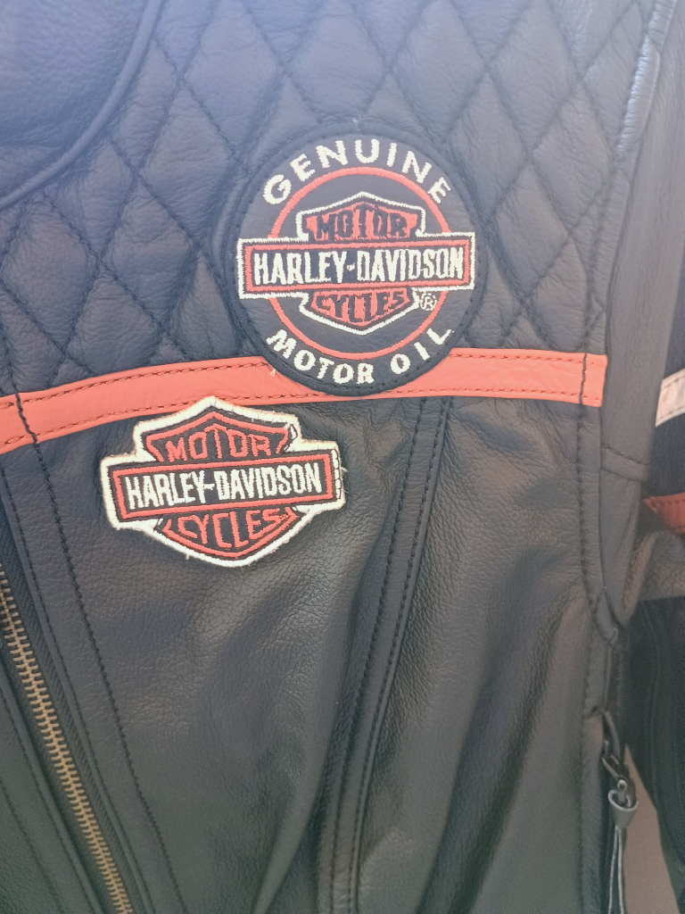 Women's size Medium Harley-Davidson Leather Motorcycle Jacket - photo 2