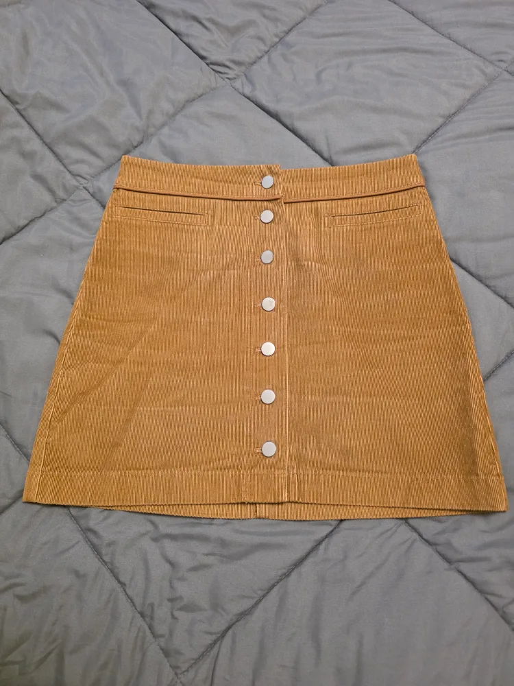 Wilfred Free Corduroy Mini Skirt - Size 8 thumbnail