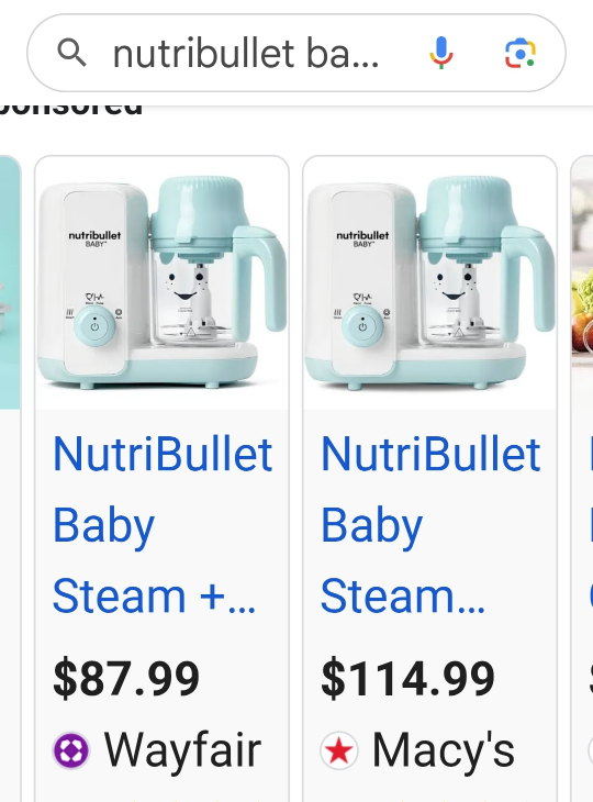 NUTRIBULLET   Speed Baby Streamer and Blender - White Blue - photo 5