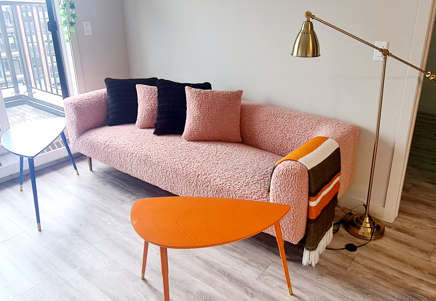 SofaStructube Sven Faux Shearling 3-seater sofa - photo 2