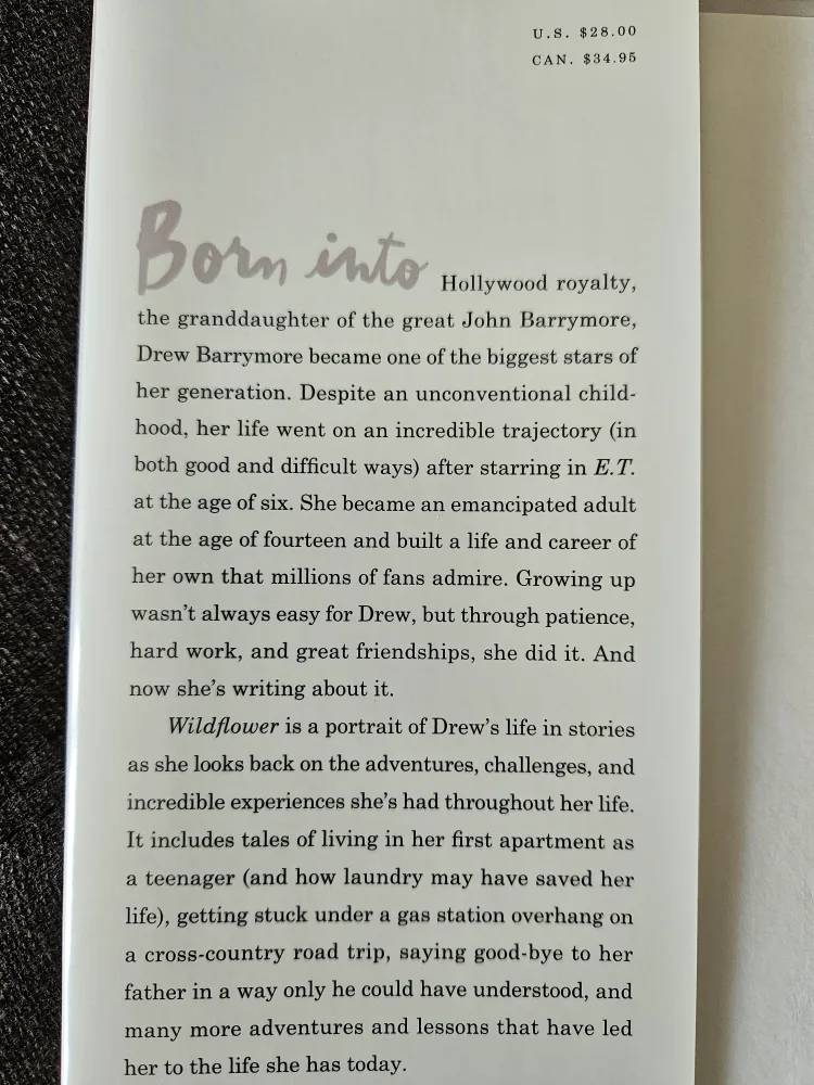 Wildflower by Drew Barrymore Hardcover Biography image indicator(2)