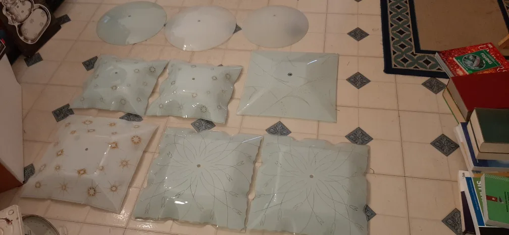MCM ceiling dish/plates $4. each thumbnail