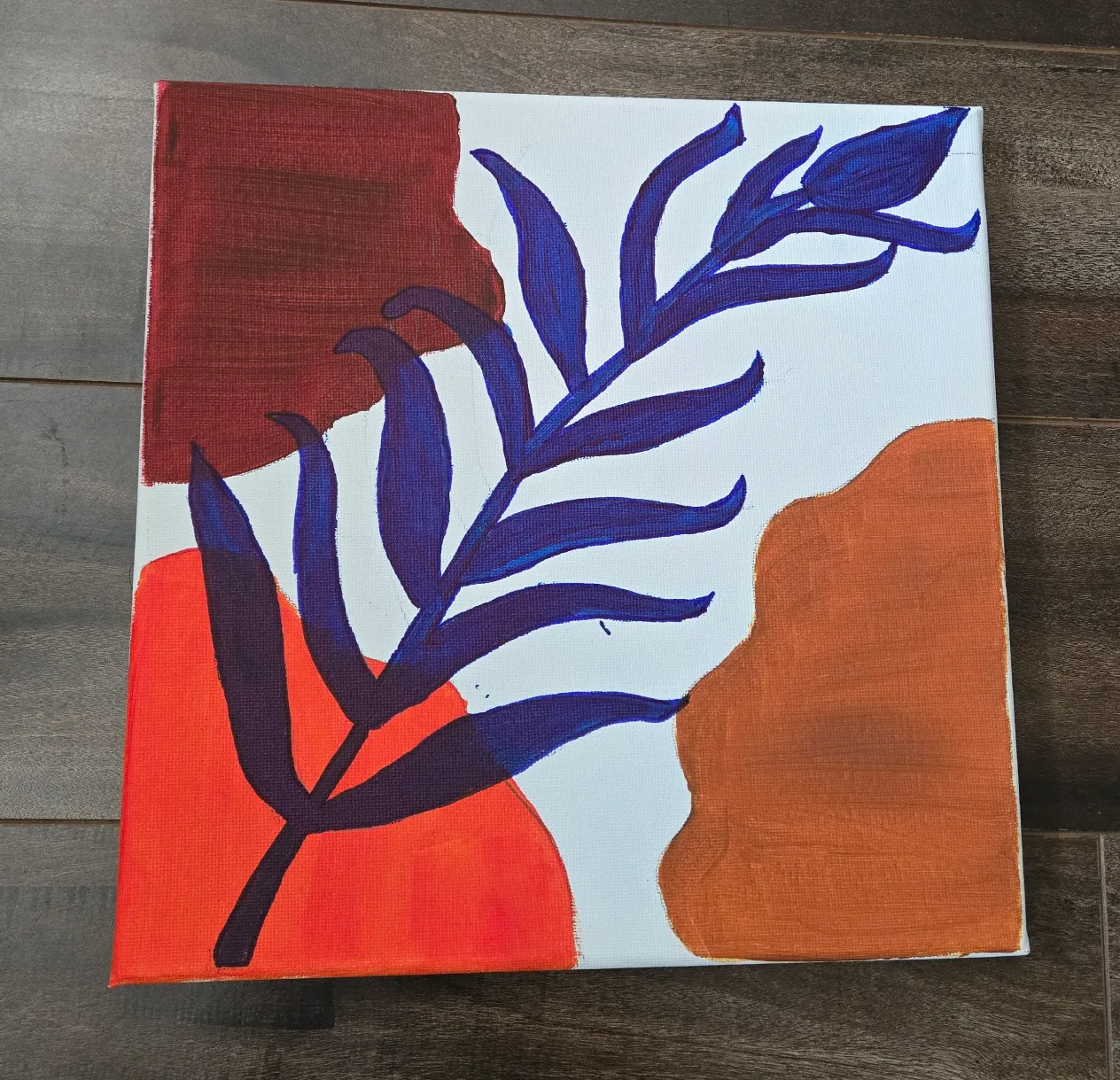 Boho Leaf Painting thumbnail