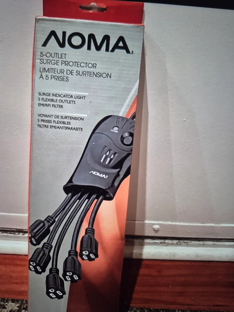 Noma 5-Outlet Surge Protector thumbnail