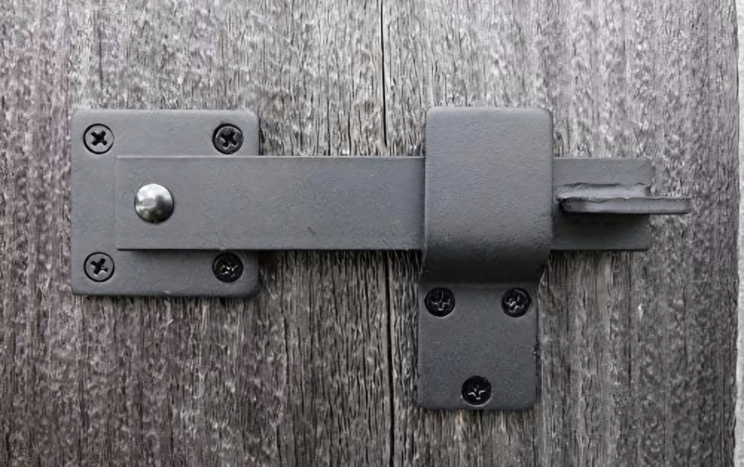 Black Barn Door Heavy Duty Flip Latch