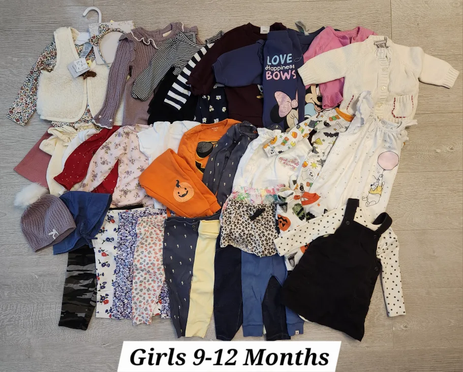 Girls 9-12 Months Clothes Lot thumbnail