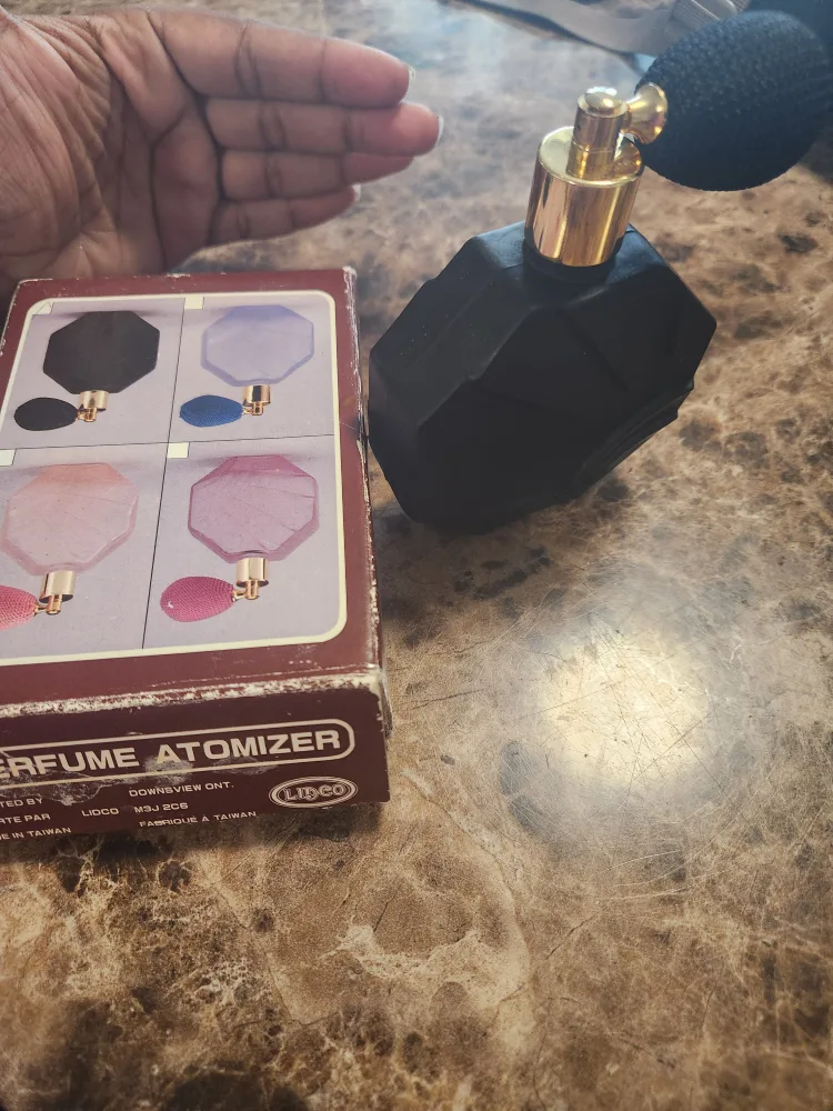 Vintage Libco Perfume Atomizer - Black thumbnail