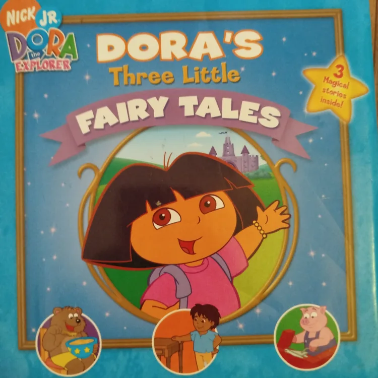 Dora's Three Little Fairy Tales Book thumbnail