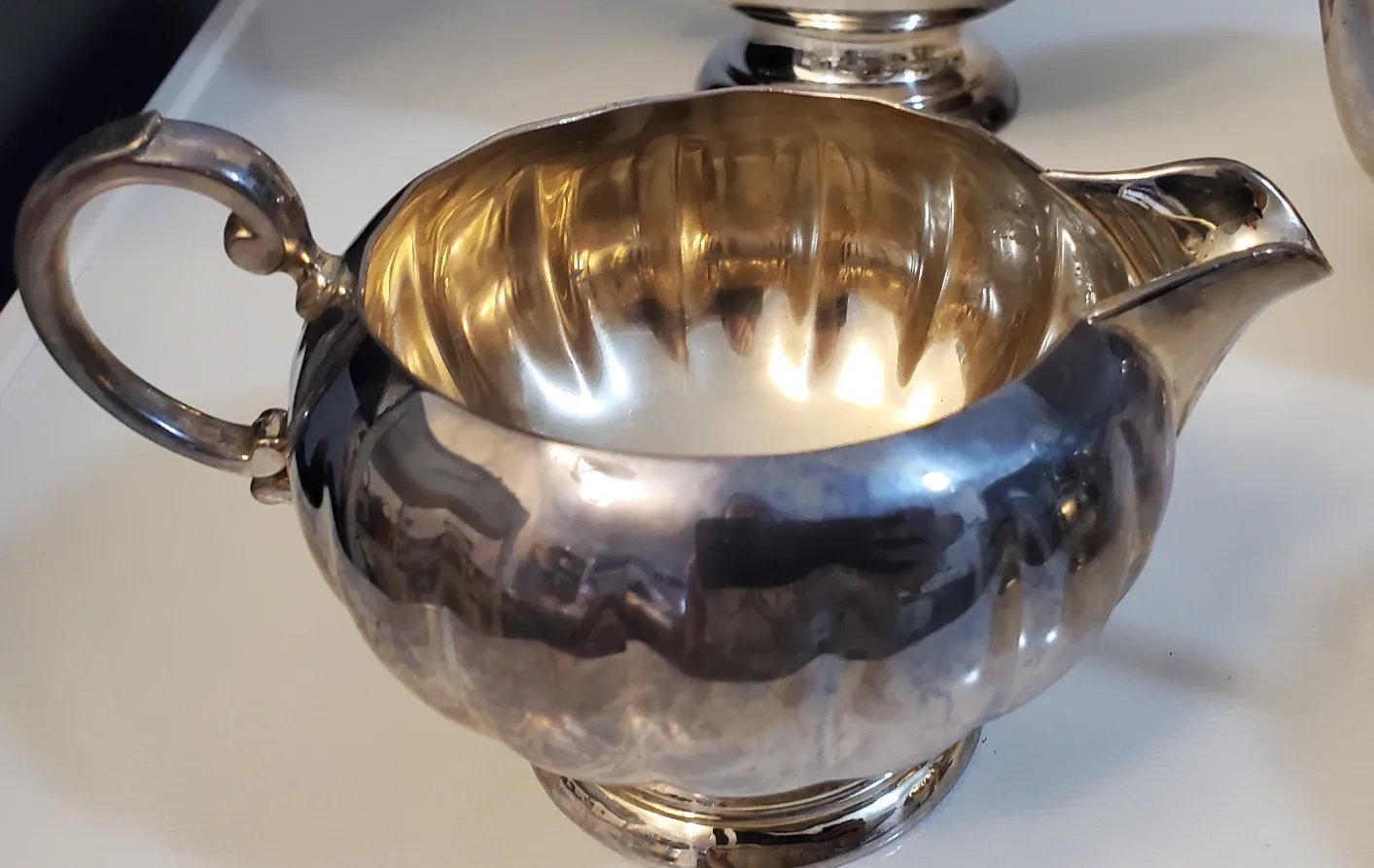 Antique Victorian Plate Silver Tea Set image indicator(7)