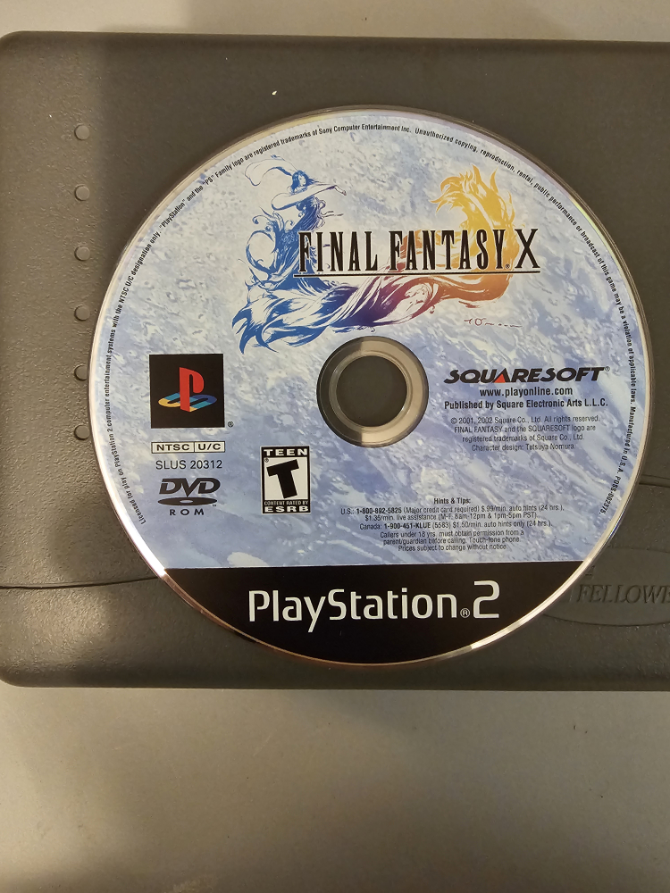 Final Fantasy X Playstation 2 Game