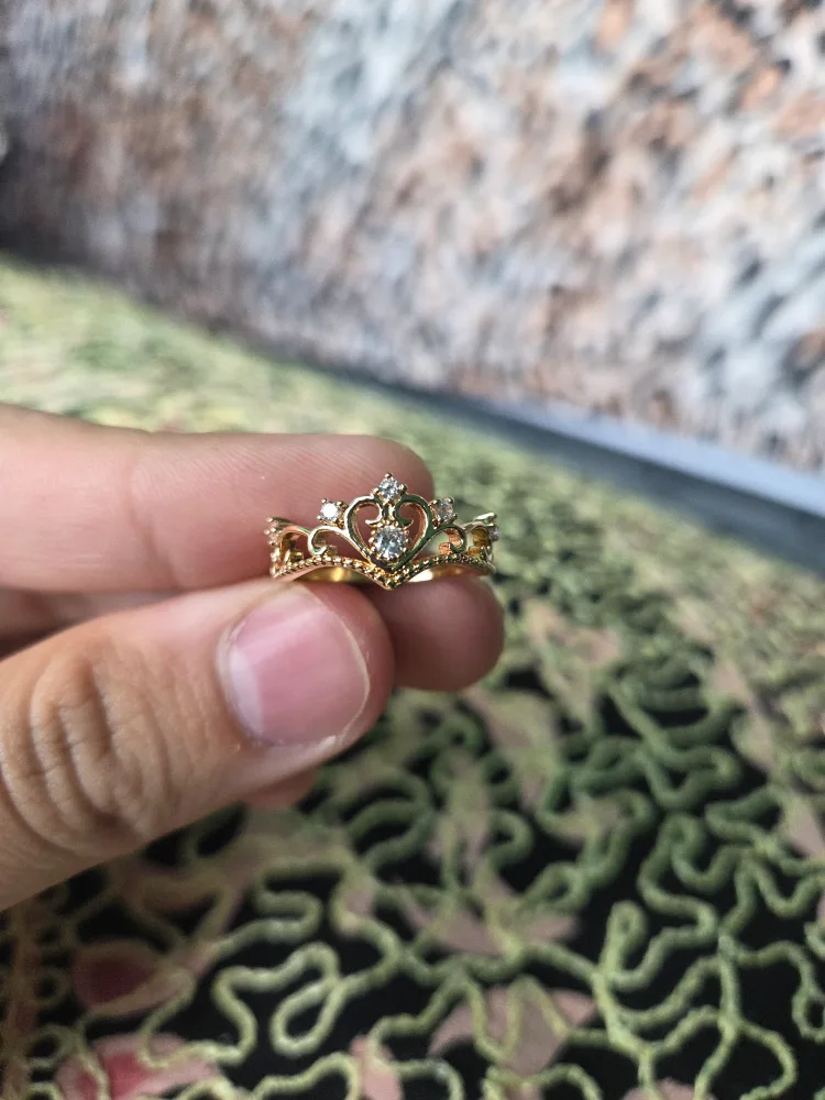 Gold Crown Ring (2 in Stock) thumbnail